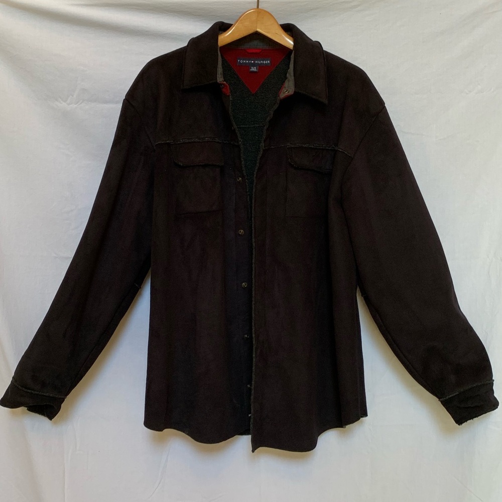 Tommy Hilfiger Faux Suede Shirt Jacket XL